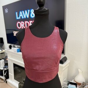 Lululemon Athletica Burgundy Bra Top